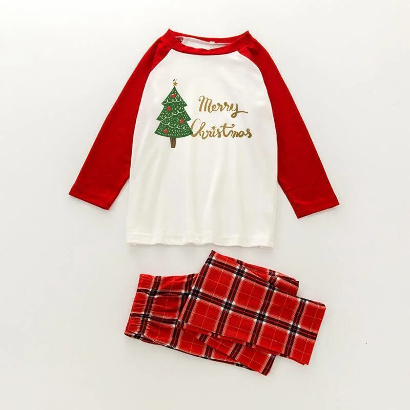 Christmas Tree Family Matching Pajamas Sets