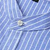  Gioiacombo&trade; Camicia a maniche lunghe a righe casual da uomo