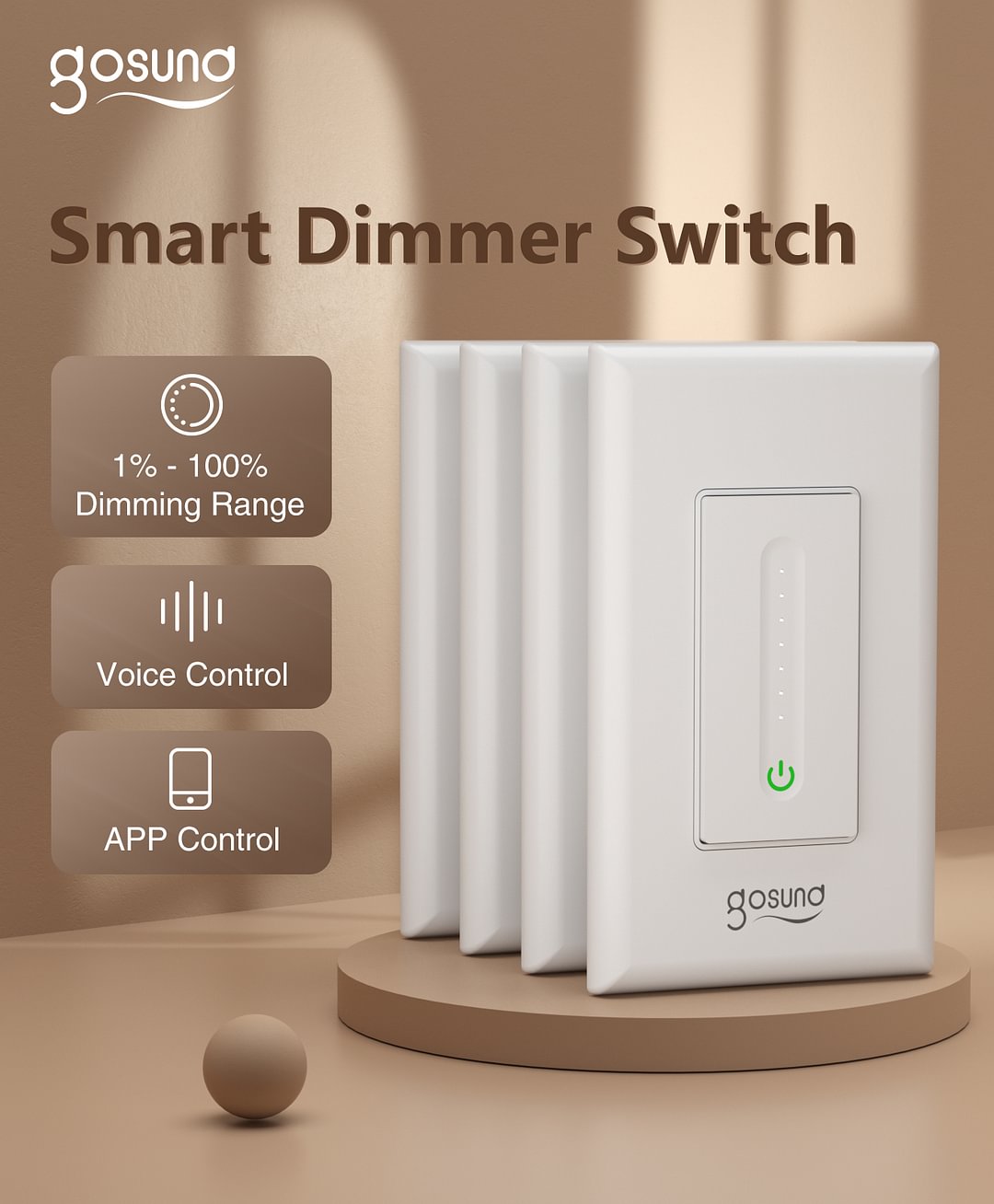 Gosund Smart Dimmer Switch SW2