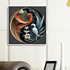 5D diy volle quadratische bohrer diamant malerei yin yang symbol vogel dekor (zqa229)