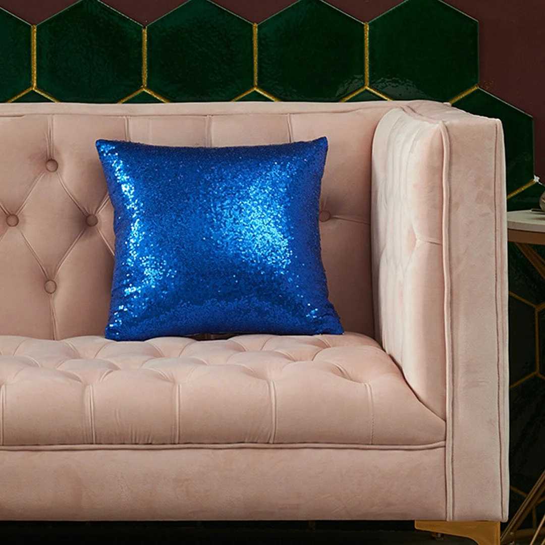 Cushion Cover 40*40cm Luxury Mermaid Glitter Pillow Pillowcase with Sequin  Throw pillows Home Decor Pillow Cases