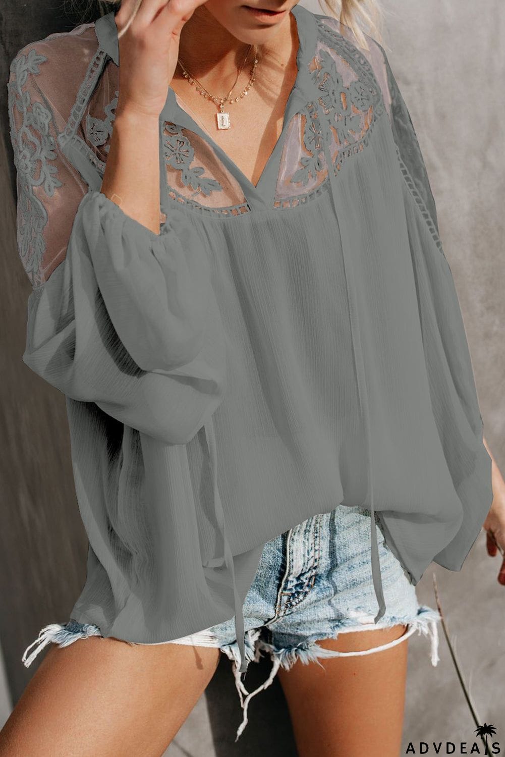 Formal Invitation Lace Blouse