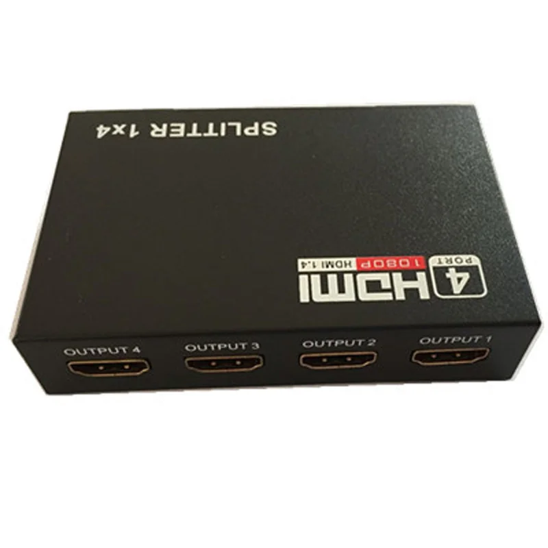 HDMI Splitter 1 To 4 Support Full HD 1080P 3D HDMI Splitter 1*4 Black