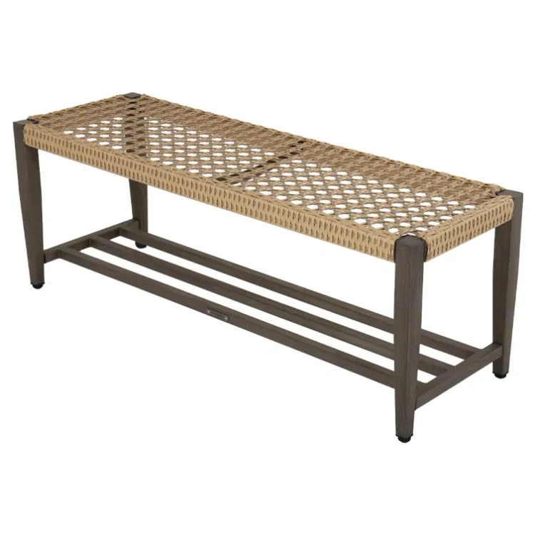 GRAND PATIO Nelida Wicker Outdoor Bench