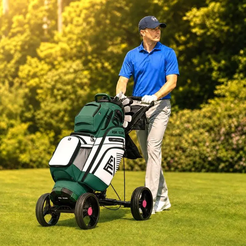 Ask Echo Golf T-LOCK Cart Bag 14 Way Organizer Dividers Quiet Golf Bag