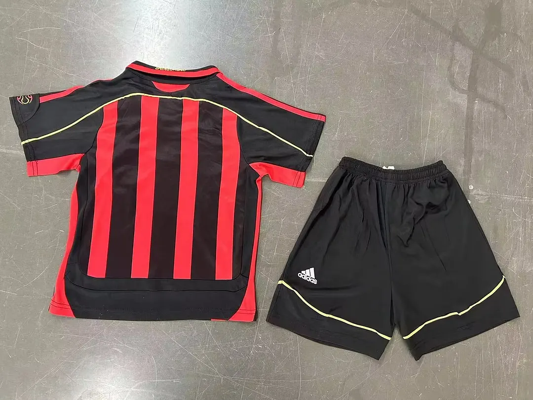 Retro 06/07 AC Milan Home Kids Kit Football Shirt Thai Quality