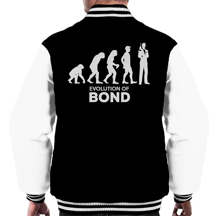 Evolution Of James Bond Men's Varsity Jacket