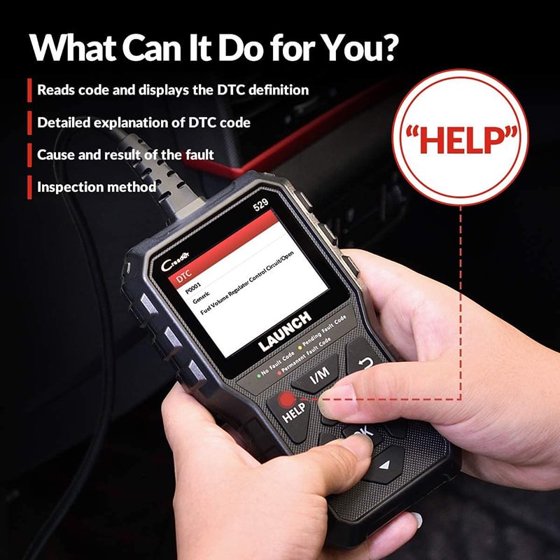Launch CR529 OBD2 Scan Tool Code Reader