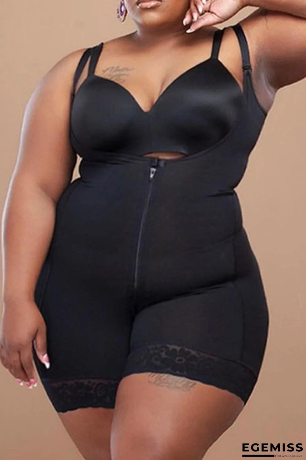 Black Fashion Sexy Solid Patchwork Bustiers | EGEMISS