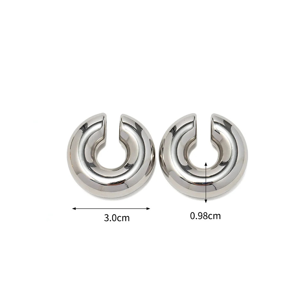 Cylindrical Tube Shaped Hollow Ear Ring