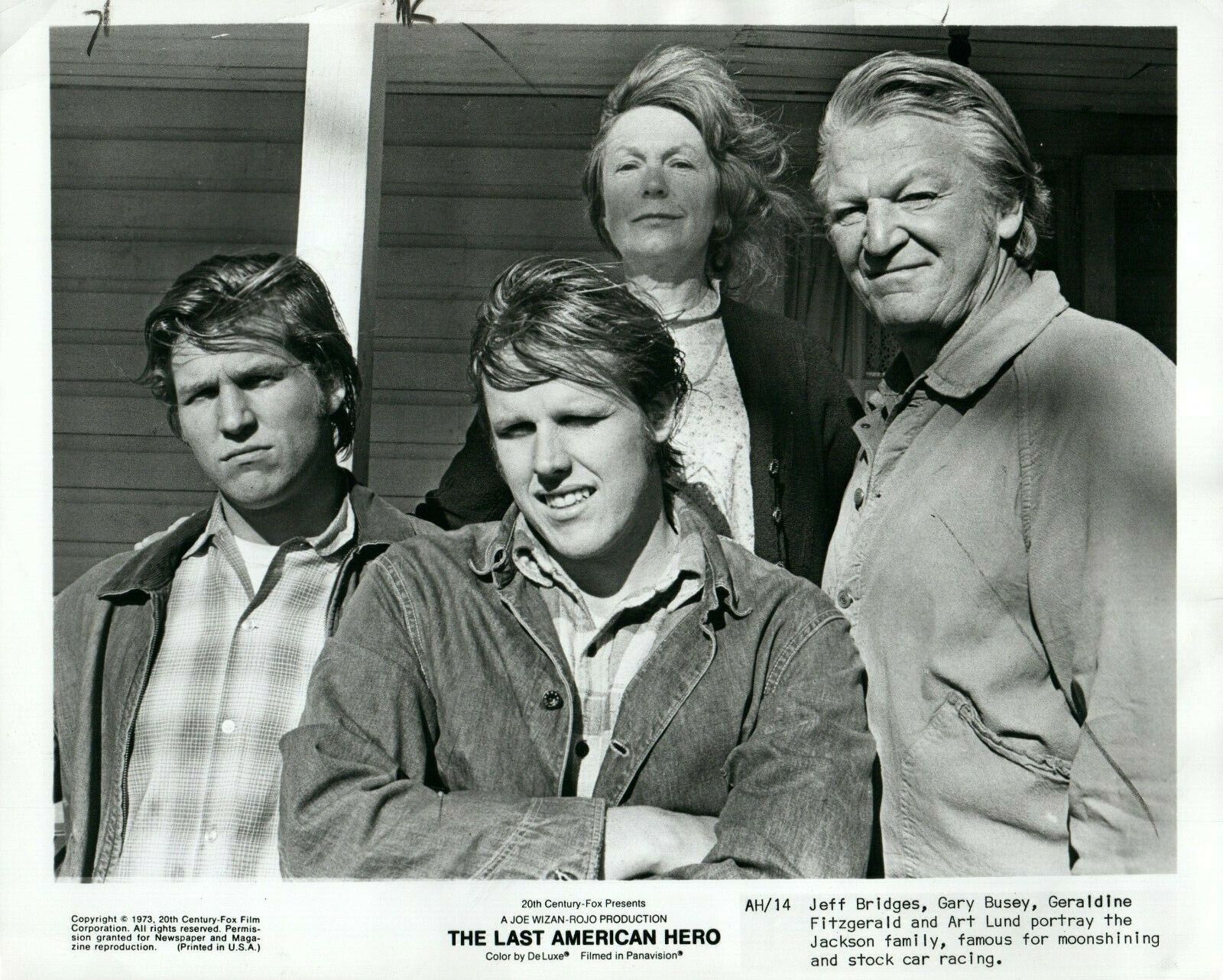 JEFF BRIDGES GARY BUSEY GERALDINE FITZGERALD 8x10 Photo Poster painting THE LAST AMERICAN HERO