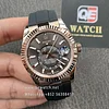 Rolex Sky-Dweller m336235-0004 Rose Gold Slate Dial Oysterflex Bracelet Super Clone