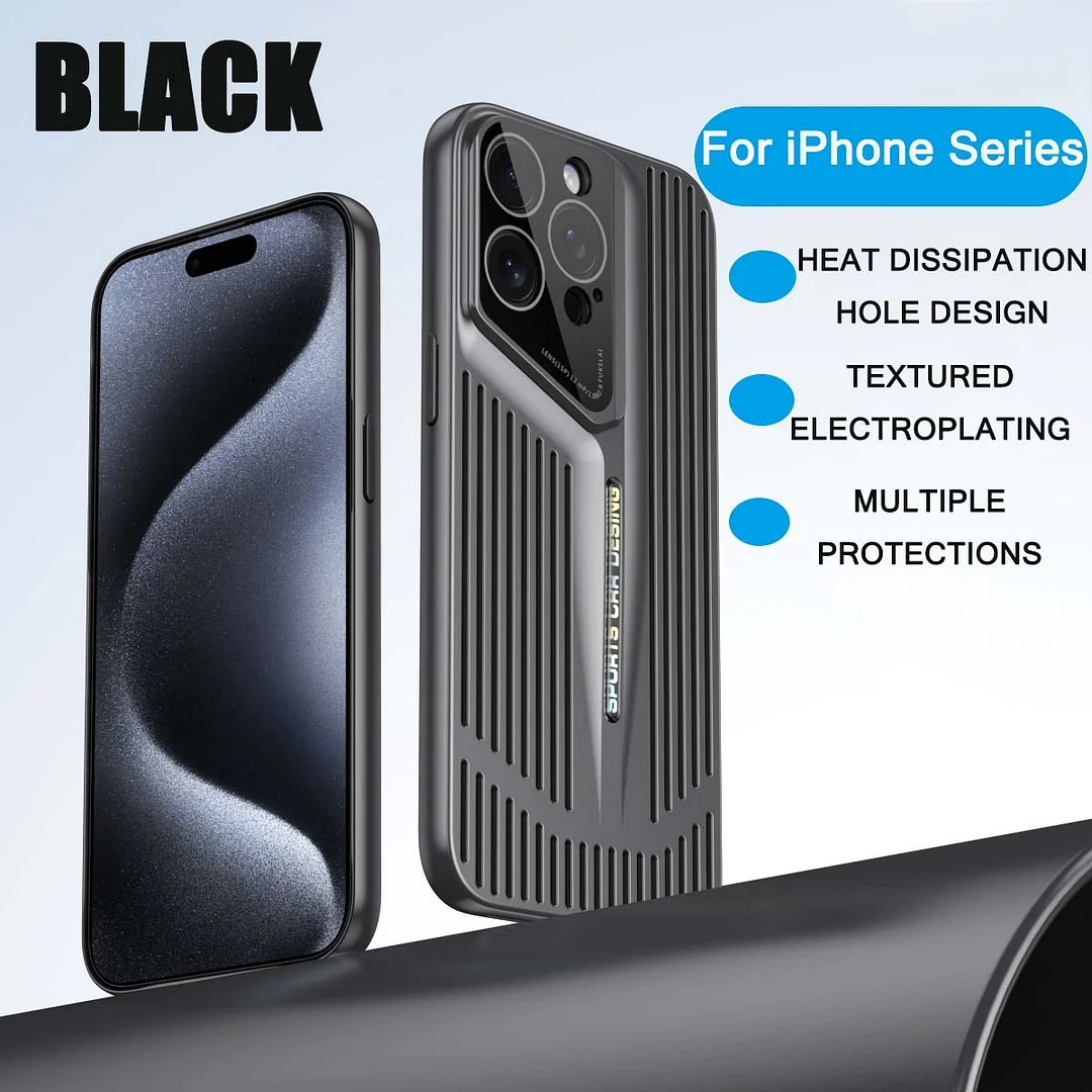 IPHONE14/15 series hollow heat dissipation breathable mobile phone case