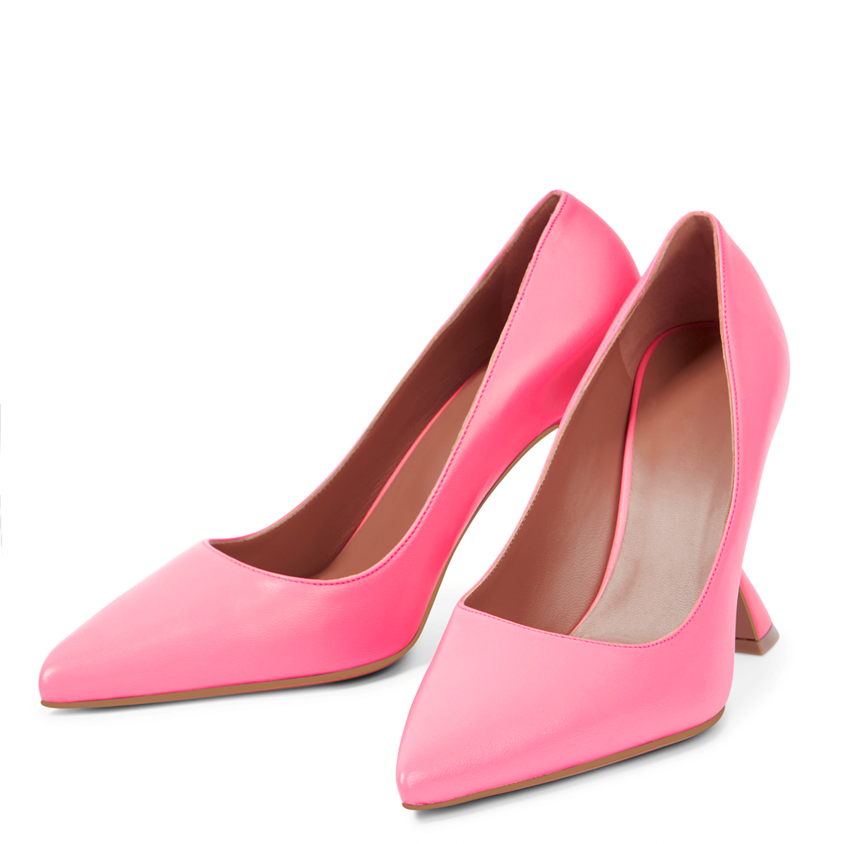 9.5cm/3.74" Women's  Triangle Heel  Pointed Toe Wedding Party Pumps