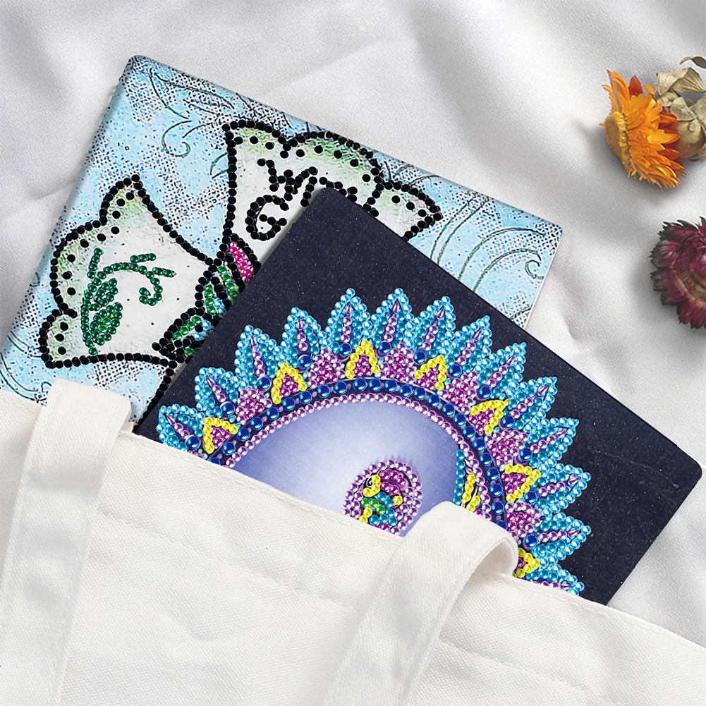 50 Pages Mandala Notebook Creative A5 Note Book Ornaments Kids Craft Gift