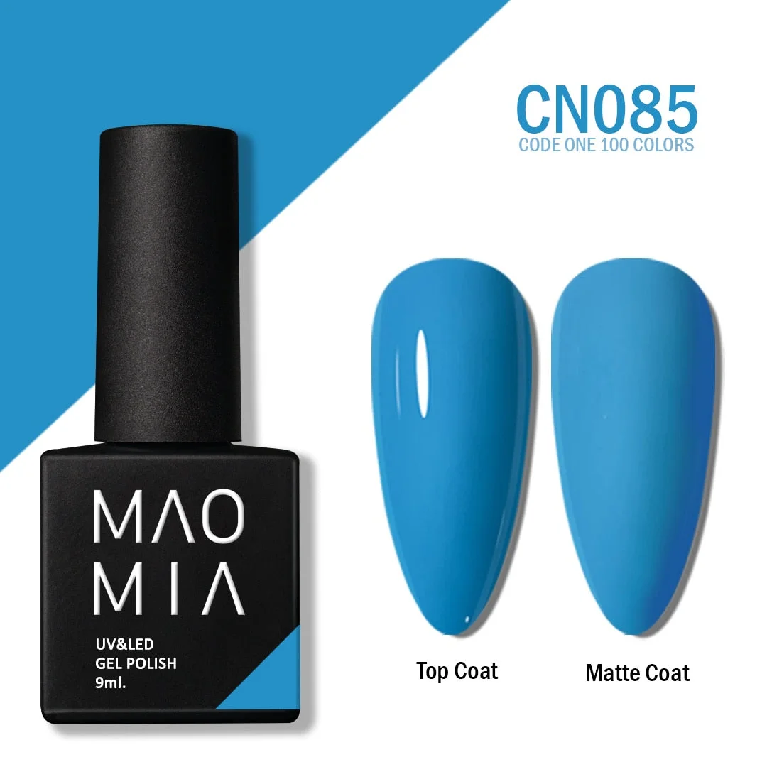 MAOMIA CODE ONE Gel Polish 100 Colors Soak Off UV/LED 9ML Professional Salon Nail Paint Semi Permanent Manicure