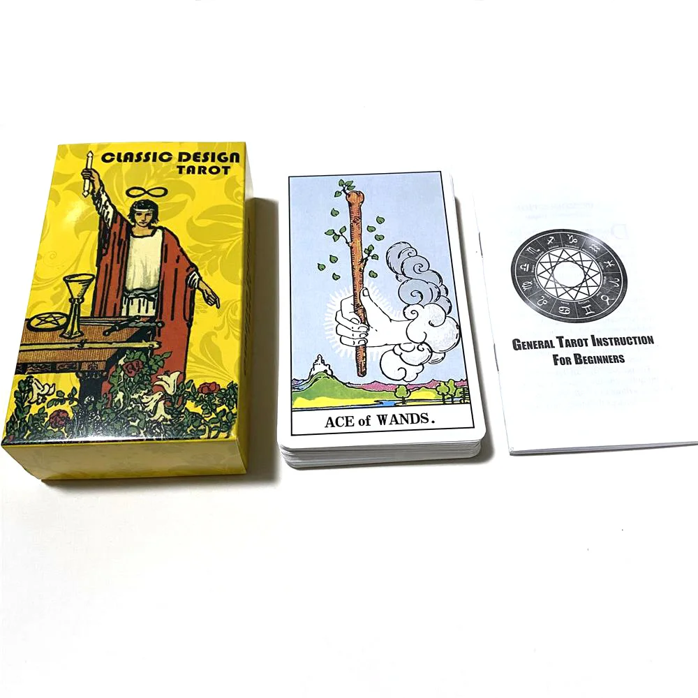 Classic Design Tarot -  with Rigid Box and Guide Booklet