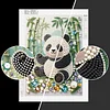 Diamond Painting-DIY Special Shaped Drill Pearl Painting Panda(30x40cm)