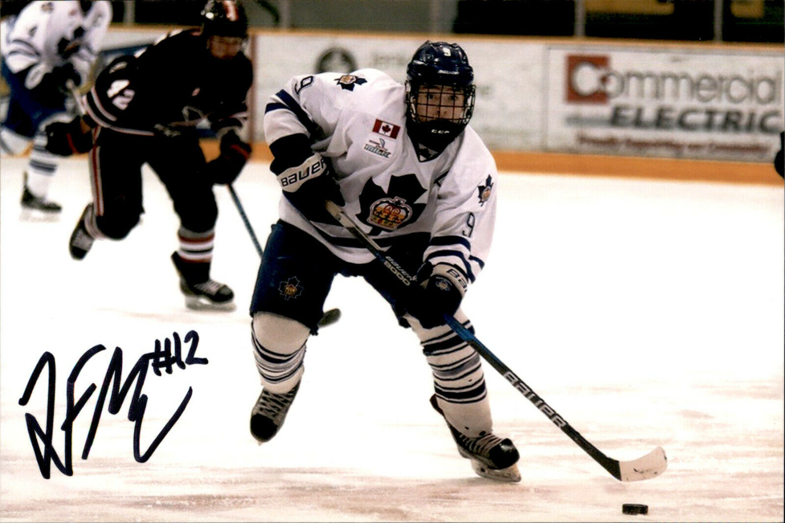 Lleyton Moore SIGNED 4x6 Photo Poster painting NIAGARA ICE DOGS / NHL DRAFT 2020 #2