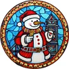 Diamond Painting-DIY Crystal Rhinestone Xmas Snowman