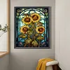 （Big Size)Sunflower Glass Painting-Paint by Numbers Acrylic Painting 50*60CM