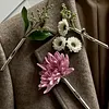 DIY Flowers Insert Brooch Branch-Shaped Bloom Pins Exquisite Gift for Women Bouquet Branch Brooch Pins Elegant Artful Jewelry Without Flower