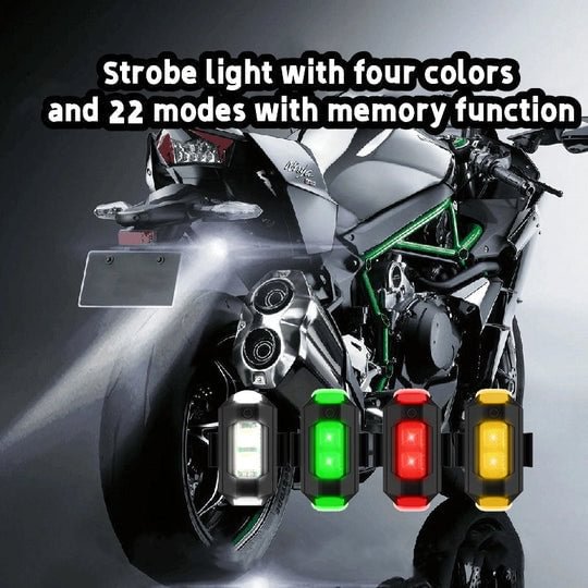7 Colors LED Aircraft Strobe Lights & USB Charging   