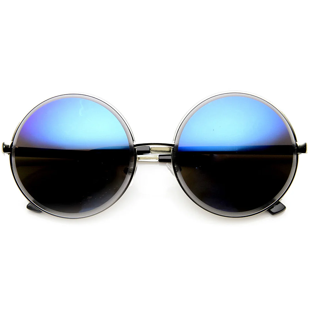 Super Large Oversized Metal Round Circle glasses