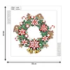 Christmas Wreath-Crystal Rhinestone Diamond Painting