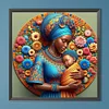 (40*40cm)Mother and Son - Full Round Drill Diamond Painting
