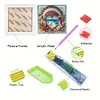 5D DIY Partial Special Shaped Drill Diamond Painting With Frame Kit Hat Decor 19.2x19.2cm