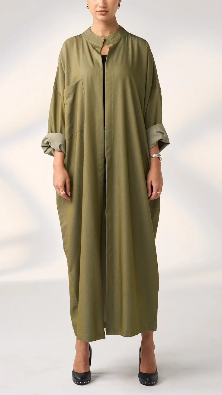 Cotton Linen Cardigan Abaya-inspireuse