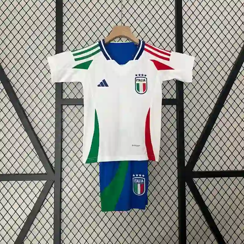 2024 Kids Italy Soccer Jersey Away