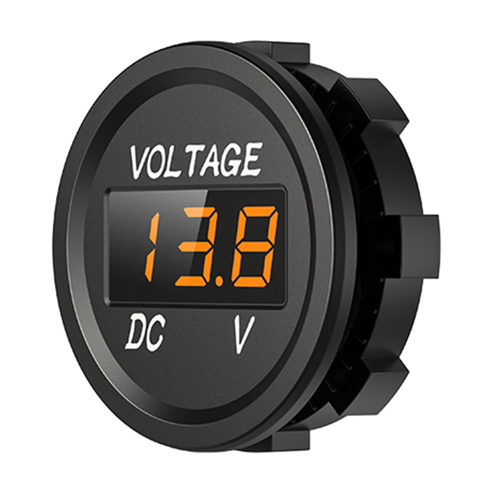 

D1 Car Motorcycle DC 12-24V Digital Panel Voltmeter Voltage Meter, Blue, 501 Original