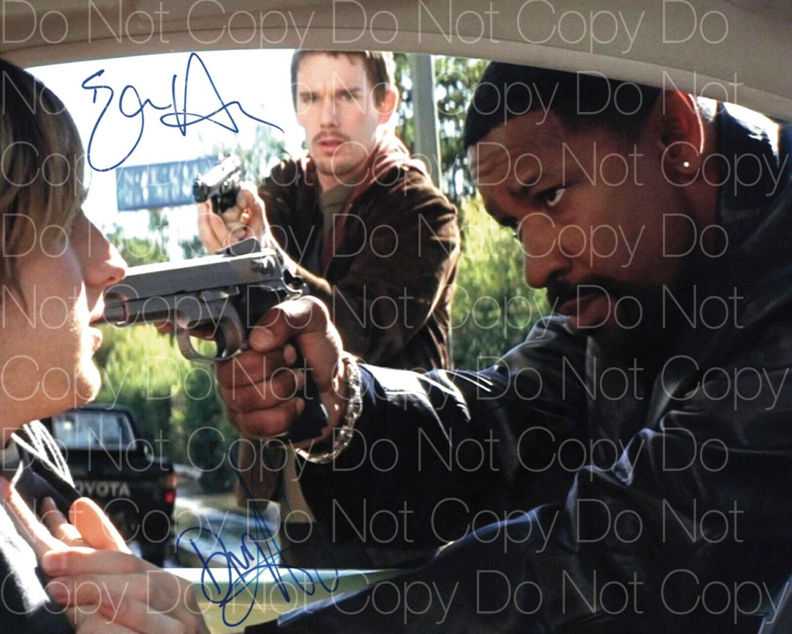 Training Day signed 8x10 print Photo Poster painting picture poster autograph RP Denzel Hawke