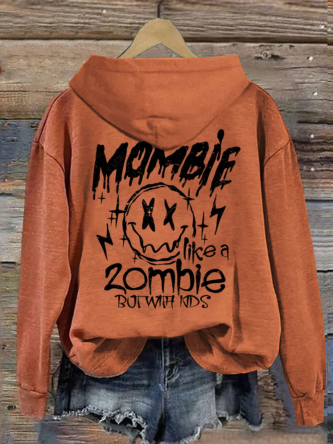 Mombie Like A Zombie But With Kids Hoodie