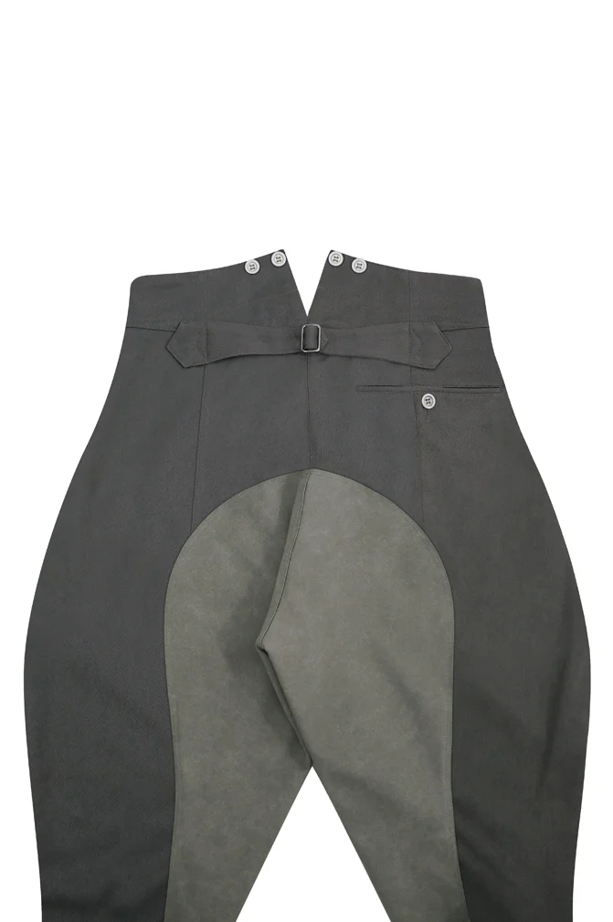   Wehrmacht German M1936 Stone Grey Gabardine Mounted Troops Riding Breeches German-Uniform