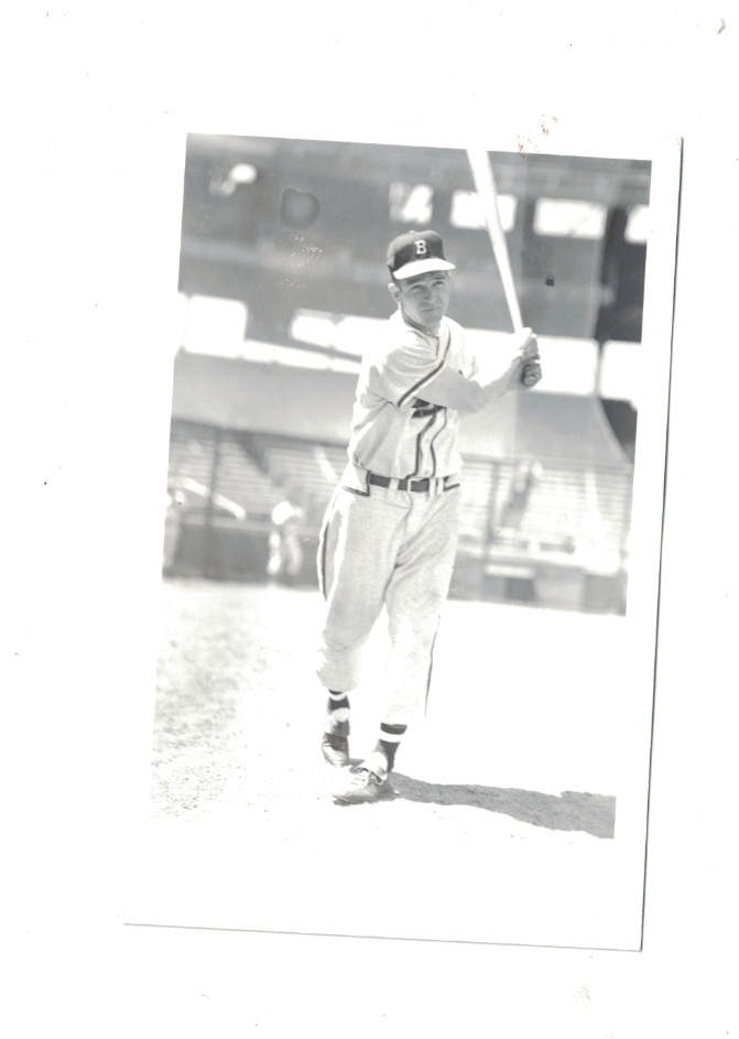 Bob Thorpe Boston Braves Vintage Baseball Kodak Postcard RH2