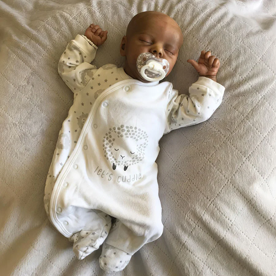 [Special Offer Reborn Mini Doll] 12'' Realistic vincent Reborn Baby Doll Afrcian American Boy justin