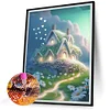 Diamond Painting-DIY Full Round Drill House