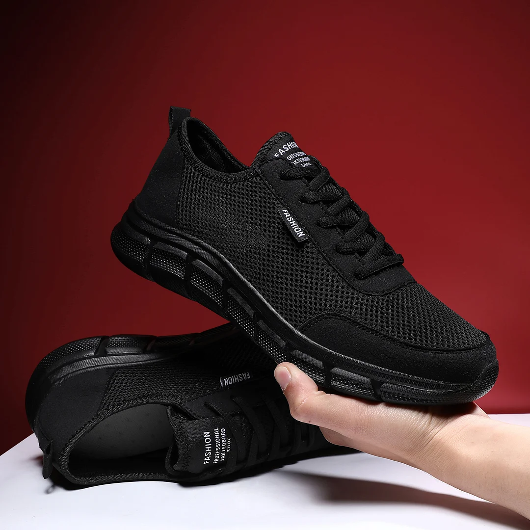 Qengg Men Casual Shoes Breathable Outdoor Mesh Light Sneakers Male Fashion Casual Shoes 2021 New Comfortable Casual Footwear Men Shoes