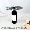 Diamond Painting Wine Glass Rack DIY Wine Glass Holder Storage Rack Diamond Art Acrylic Organizer Stemware Rack Kit