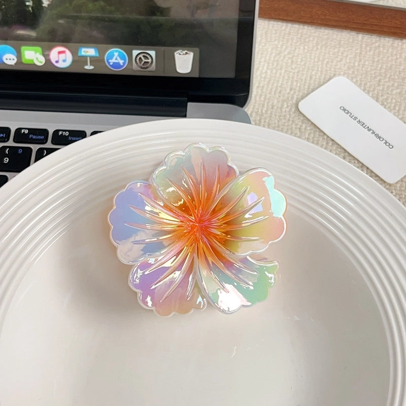 Vacation Sweet Korean Style Women’s Flower Acetic Acid Sheets Hair Claws