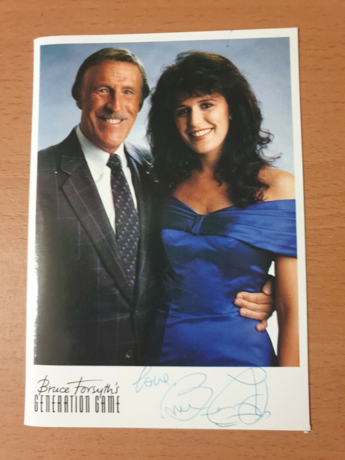 BRUCE FORSYTH (TV PERSONALITY) SIGNED Photo Poster painting