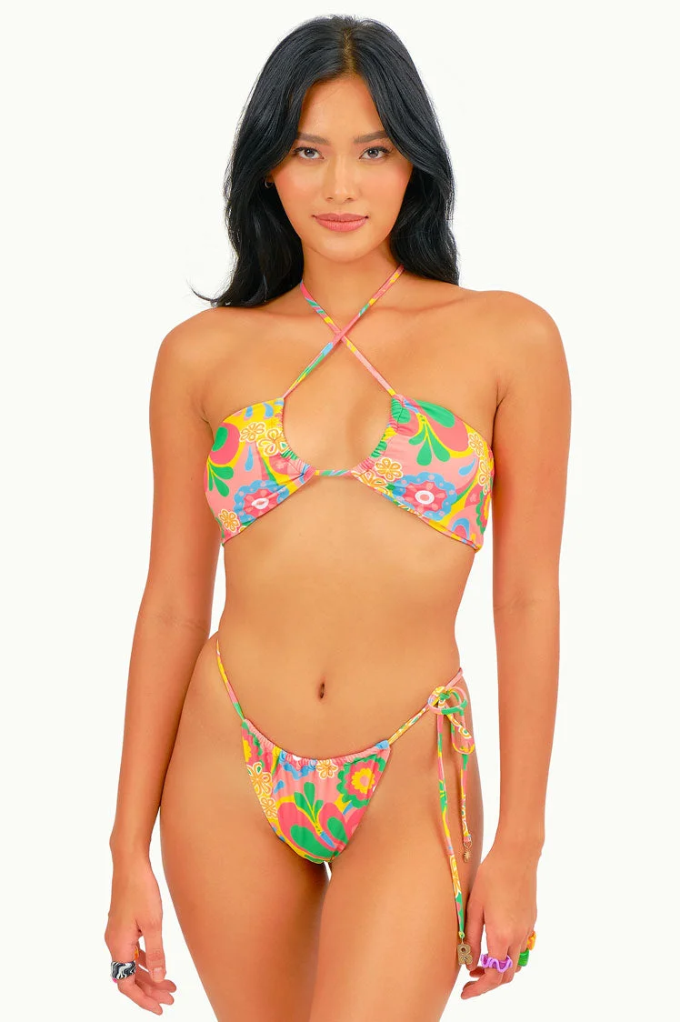 Penny Side Tie Bottoms  / Groovy Garden FINAL SALE