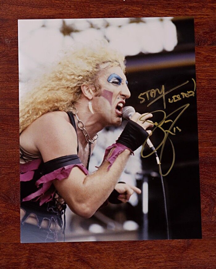 GFA Twistd Sister Band * DEE SNIDER * Signed 11x14 Photo Poster painting AD2 COA