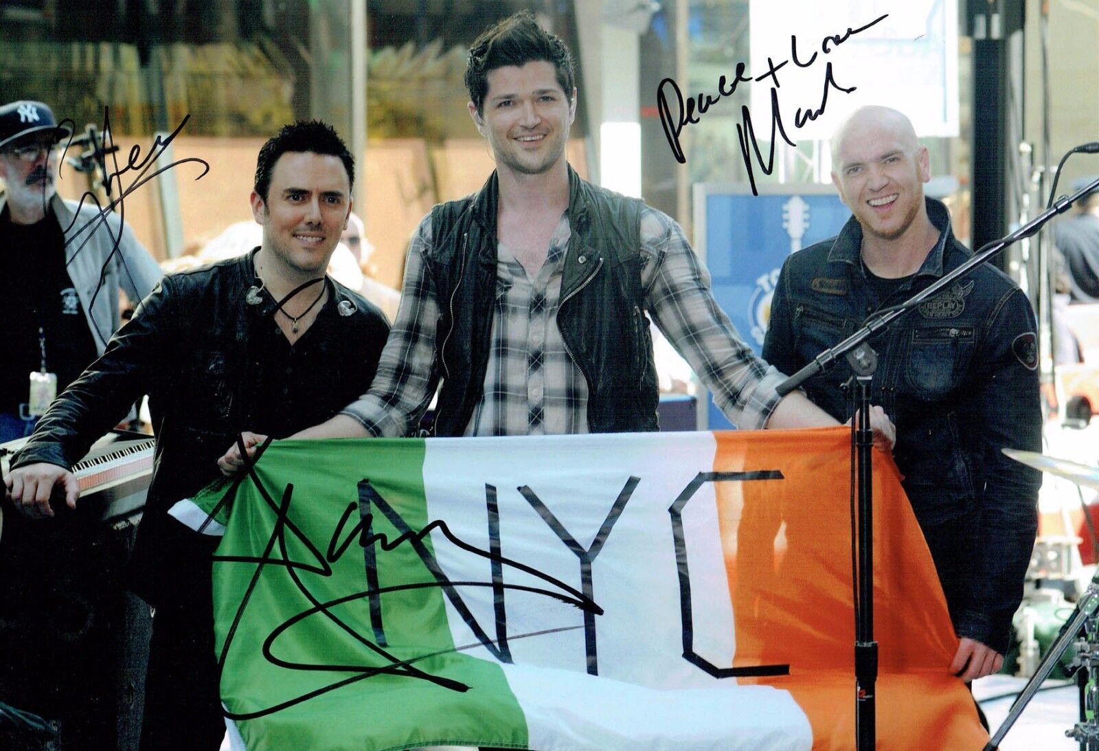 The Script Band Signed 12x8 Photo Poster painting AFTAL Autograph COA Danny O'DONOGHUE