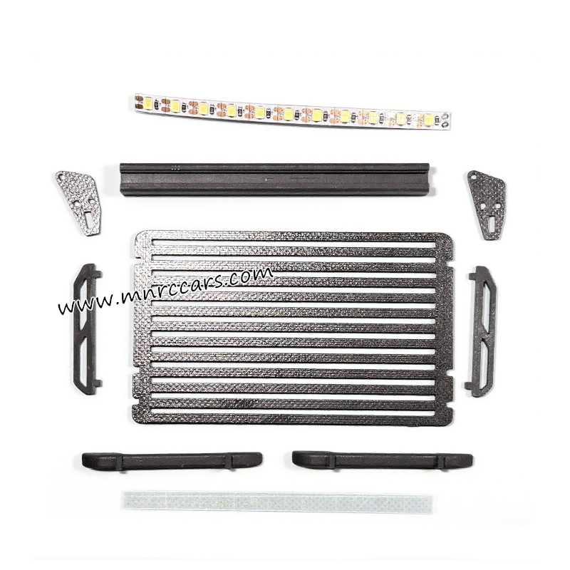 MN Model MN82 RC Truck Upgrade Parts Rack With Light Strip