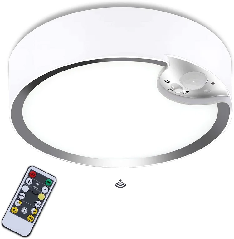 LIGHTESS Motion Sensor Ceiling Light Battery Operated LED Ceiling