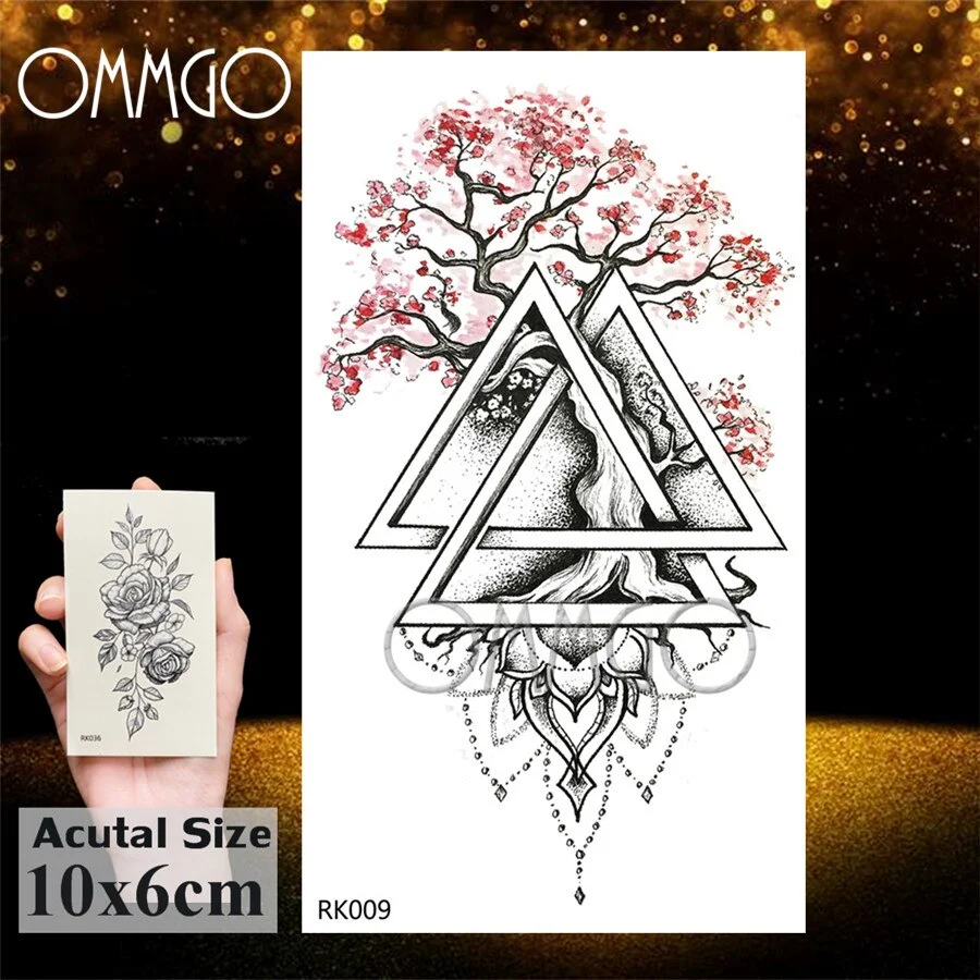 Sdrawing Dream Catcher Butterfly Feather Temporary Tattoos Sticker Black Henna Body Art Arm Fake Tatoos Leaf Sexy Custom Tattoo